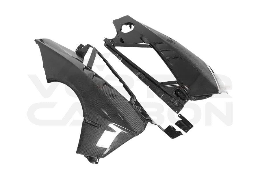 Carbon Fiber B Style Rear Quarter Panels - Lamborghini Aventador LP700 Coupe/Roadster (2011-2016)