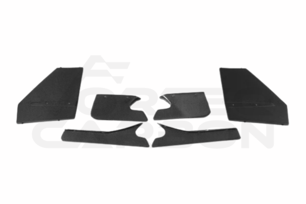 Carbon Fiber L Style Rear Diffuser Canard Fins - Lamborghini Aventador LP700 Coupe/Roadster (2011-2016)