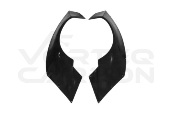 Unpainted DE Style Rear Wide Fender Flares - Lamborghini Aventador LP700 LP720 LP750 Coupe/Roadster (2011-2016)