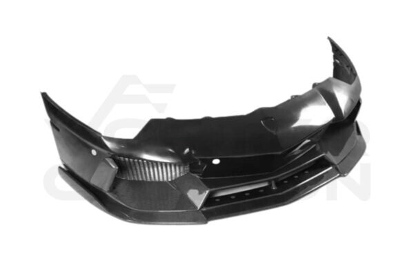 Partial Carbon Fiber D Style Front Bumper - Lamborghini Aventador LP700 LP720 LP750 LP740 Coupe/Roadster (2011-2021)