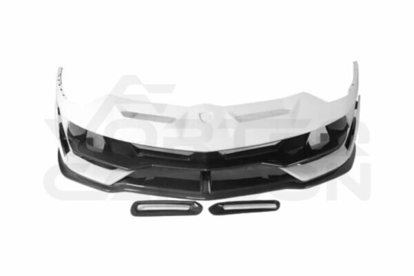 Partial Carbon Fiber SVJ Style Front Bumper - Lamborghini Aventador LP700 LP740 LP750 Coupe/Roadster (2011-2021)