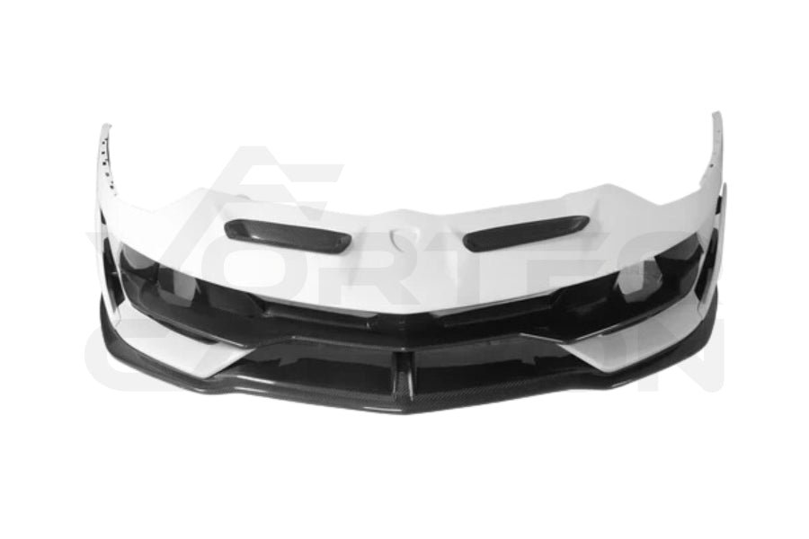 Partial Carbon Fiber SVJ Style Front Bumper - Lamborghini Aventador LP700 LP740 LP750 Coupe/Roadster (2011-2021)