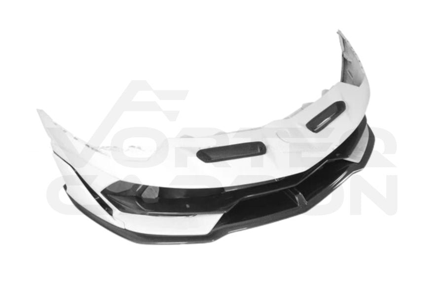 Partial Carbon Fiber SVJ Style Front Bumper - Lamborghini Aventador LP700 LP740 LP750 Coupe/Roadster (2011-2021)