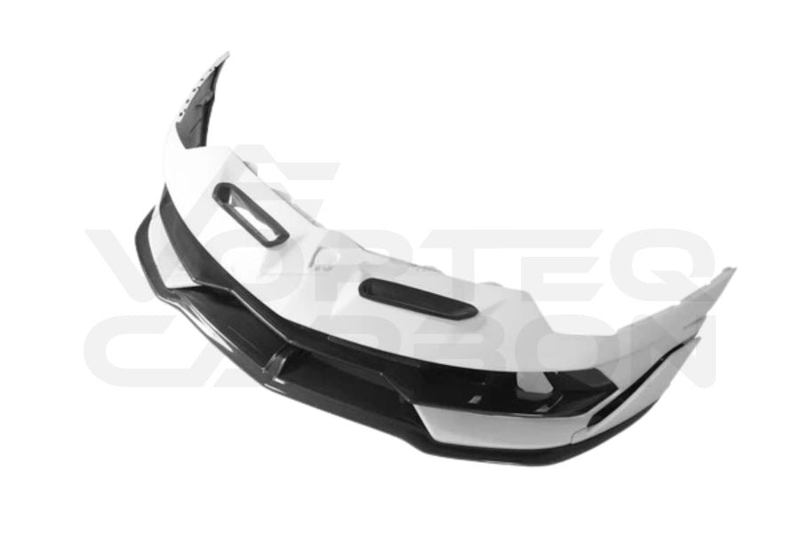 Partial Carbon Fiber SVJ Style Front Bumper - Lamborghini Aventador LP700 LP740 LP750 Coupe/Roadster (2011-2021)
