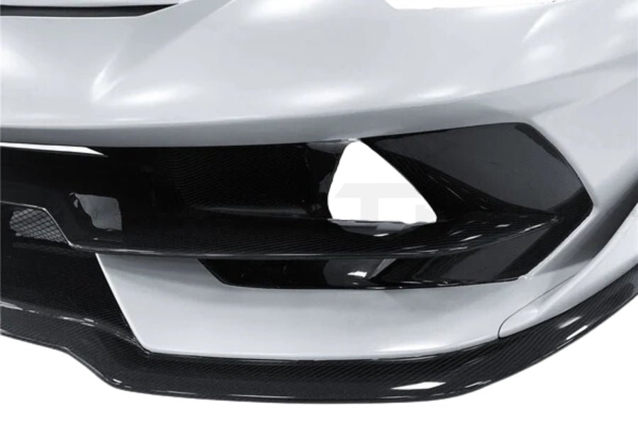 Partial Carbon Fiber SVJ Style Front Bumper - Lamborghini Aventador LP700 LP740 LP750 Coupe/Roadster (2011-2021)