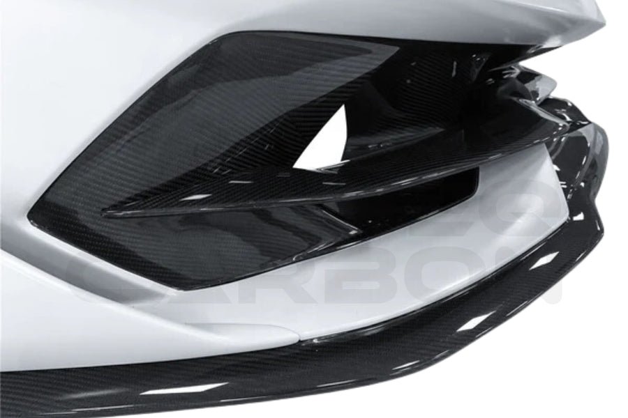 Partial Carbon Fiber SVJ Style Front Bumper - Lamborghini Aventador LP700 LP740 LP750 Coupe/Roadster (2011-2021)
