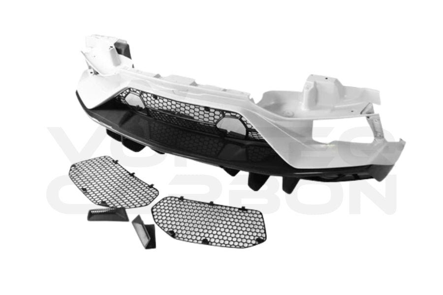 Partial Carbon Fiber SVJ Style Rear Bumper - Lamborghini Aventador LP700 LP740 LP750 Coupe/Roadster (2011-2021)