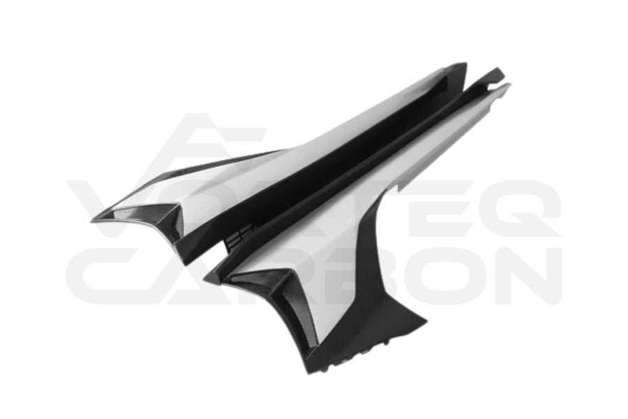 Partial Carbon Fiber SVJ Style Side Skirts - Lamborghini Aventador LP700 LP740 LP750 Coupe/Roadster (2011-2021)