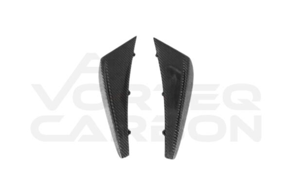 Carbon Fiber BKSS Style Front Bumper Canards - Lamborghini Huracan EVO 4WD (2019-2023)