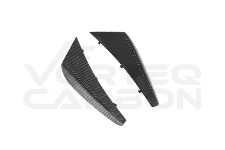 Carbon Fiber BKSS Style Front Bumper Canards - Lamborghini Huracan EVO 4WD (2019-2023)