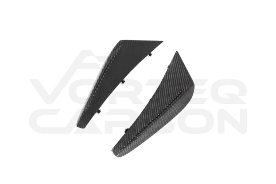 Carbon Fiber BKSS Style Front Bumper Canards - Lamborghini Huracan EVO 4WD (2019-2023)