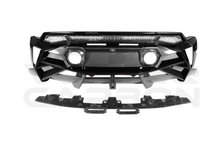Full Carbon Fiber B Style Rear Bumper - Lamborghini Huracan EVO / Tecnica (2019-2025)