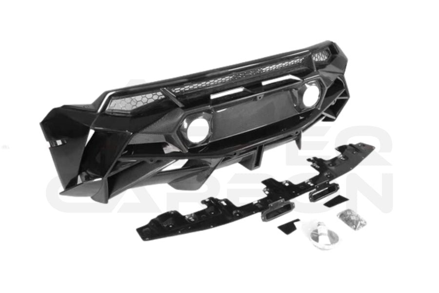 Full Carbon Fiber B Style Rear Bumper - Lamborghini Huracan EVO / Tecnica (2019-2025)