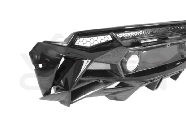 Partial Carbon Fiber B Style Rear Bumper - Lamborghini Huracan LP580 LP610 (2015-2020)