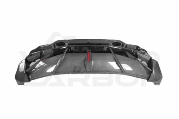 Partial Carbon Fiber B Style Rear Bumper - Lamborghini Huracan LP580 LP610 (2015-2020)