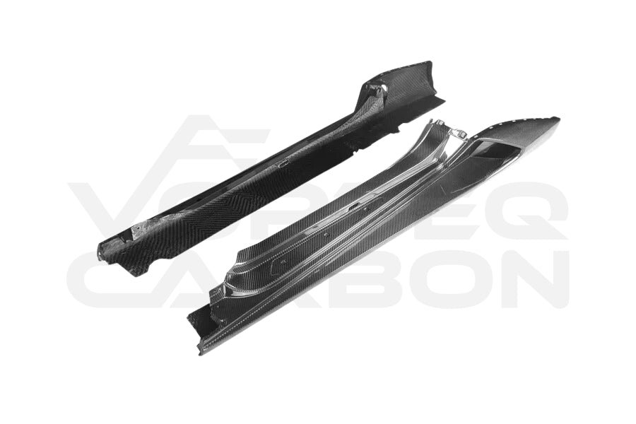 Carbon Fiber N Style Side Skirts - Lamborghini Huracan LP580 LP610 EVO Tecnica (2015-2025)