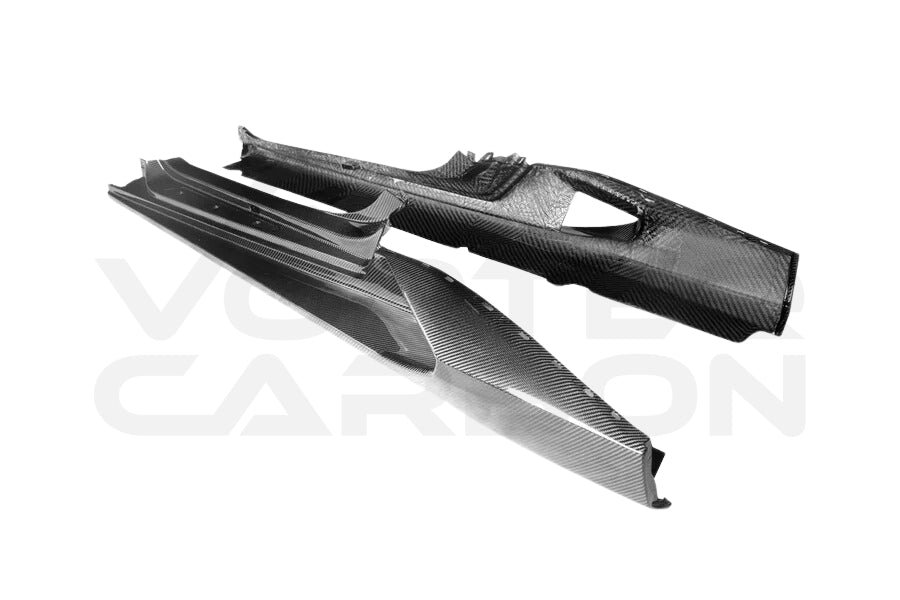 Carbon Fiber N Style Side Skirts - Lamborghini Huracan LP580 LP610 EVO Tecnica (2015-2025)