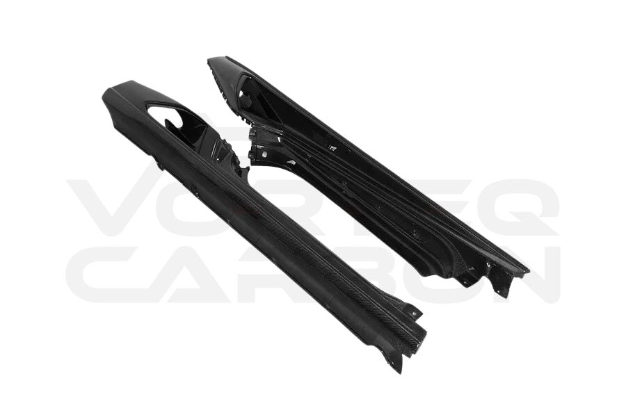 Carbon Fiber P Style Side Skirts - Lamborghini Huracan LP580 LP610 EVO Tecnica (2015-2025)