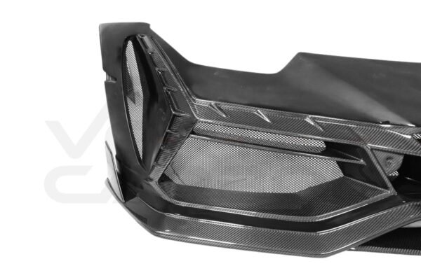 Partial Carbon Fiber B Style Front Bumper - Lamborghini Huracan LP580 LP610 EVO Tecnica (2015-2025)