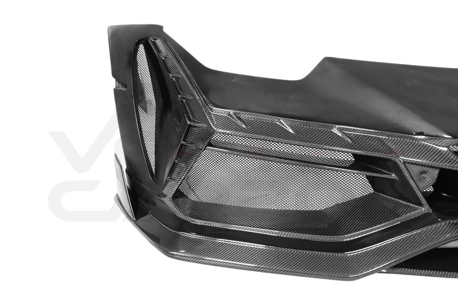 Partial Carbon Fiber B Style Front Bumper - Lamborghini Huracan LP580 LP610 EVO Tecnica (2015-2025)