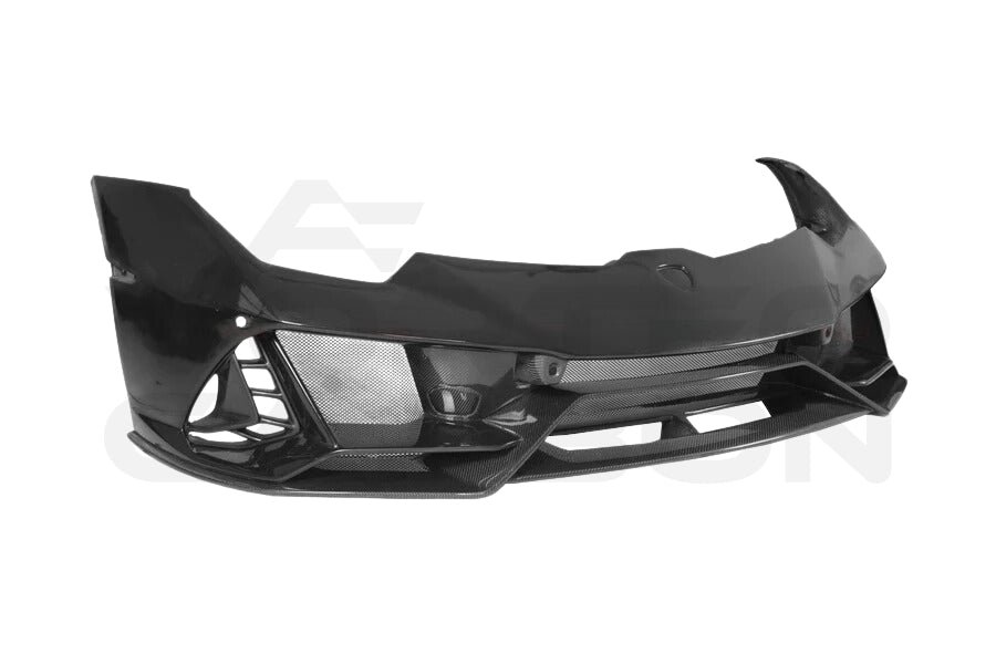 Partial Carbon Fiber 4WD Style Front Bumper - Lamborghini Huracan LP580 LP610 EVO Tecnica (2015-2025)