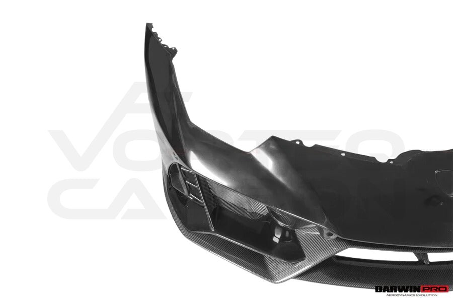 Partial Carbon Fiber 4WD Style Front Bumper - Lamborghini Huracan LP580 LP610 EVO Tecnica (2015-2025)