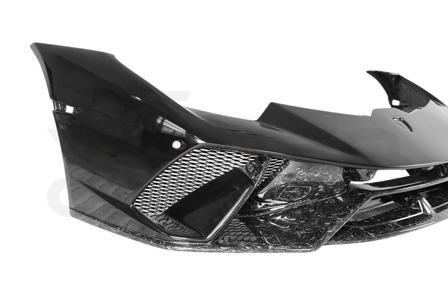 Partial Carbon Fiber Performante Style Front Bumper - Lamborghini Huracan LP580 LP610 EVO Tecnica (2015-2025)