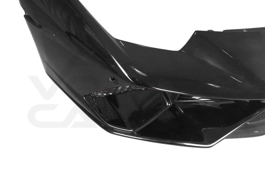 Partial Carbon Fiber Performante Style Front Bumper - Lamborghini Huracan LP580 LP610 EVO Tecnica (2015-2025)