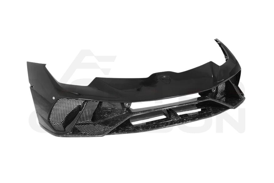 Partial Carbon Fiber Performante Style Front Bumper - Lamborghini Huracan LP580 LP610 EVO Tecnica (2015-2025)