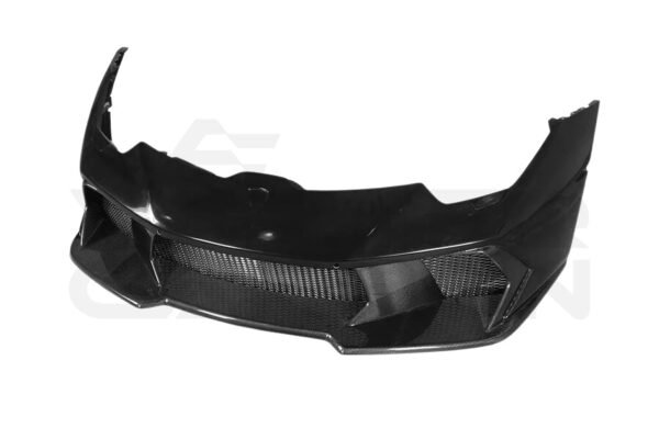 Partial Carbon Fiber V Style Front Bumper - Lamborghini Huracan LP580 LP610 EVO Tecnica (2015-2025)