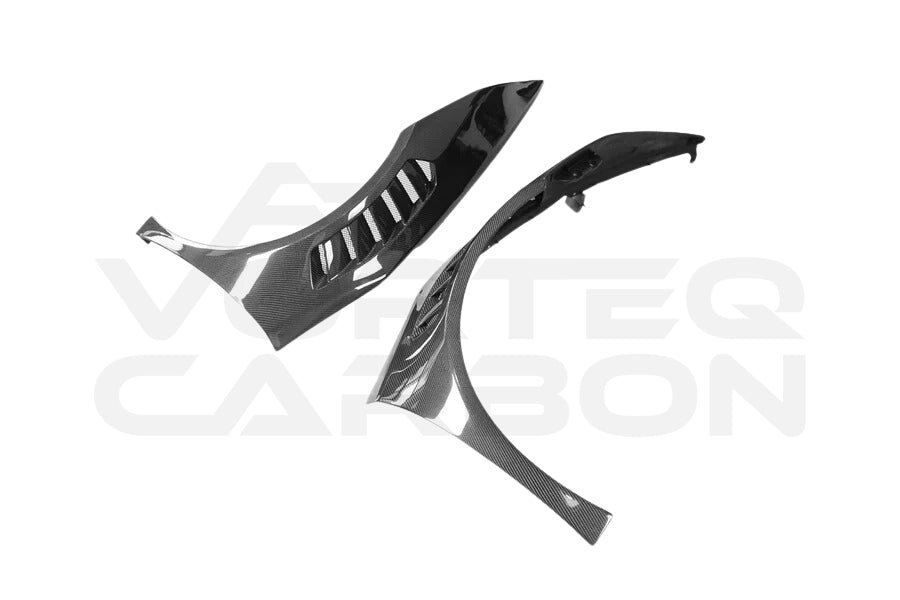 Carbon Fiber V Style Front Fender - Lamborghini Huracan LP580 LP610 EVO Technica (2015-2025)