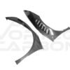 Carbon Fiber V Style Front Fender - Lamborghini Huracan LP580 LP610 EVO Technica (2015-2025)
