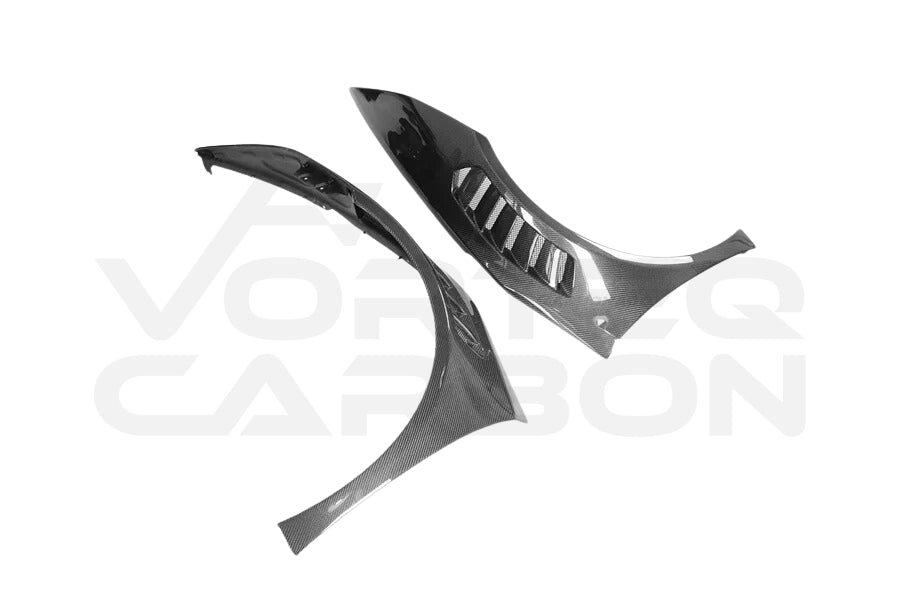 Carbon Fiber V Style Front Fender - Lamborghini Huracan LP580 LP610 EVO Technica (2015-2025)