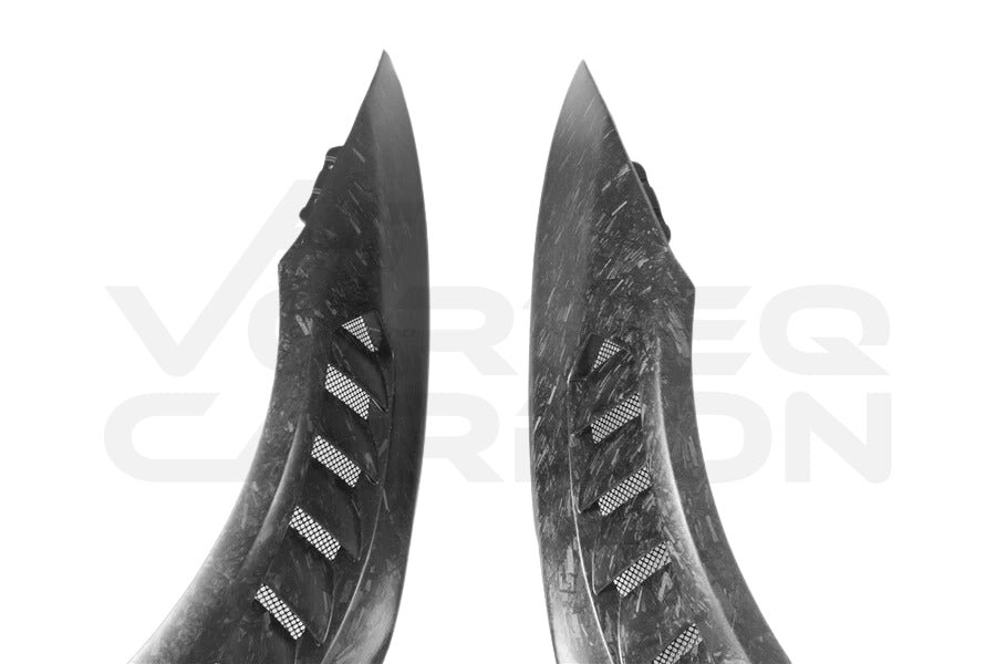 Carbon Fiber V Style Front Fender - Lamborghini Huracan LP580 LP610 EVO Technica (2015-2025)