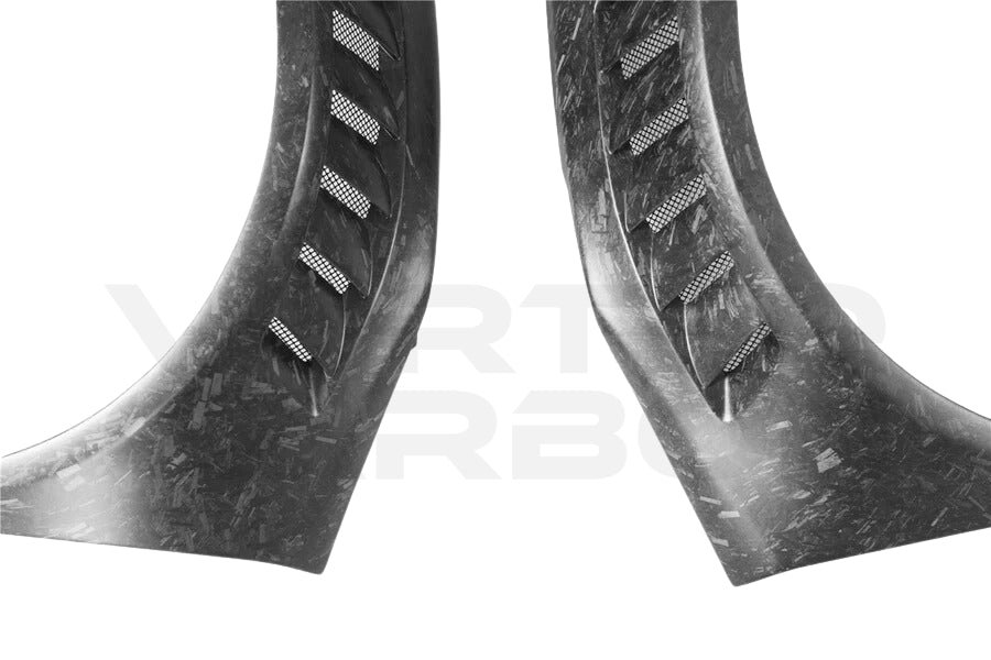Carbon Fiber V Style Front Fender - Lamborghini Huracan LP580 LP610 EVO Technica (2015-2025)