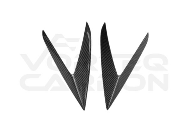 Carbon Fiber R Style Side Skirt Vent Canards - Lamborghini Huracan LP610 (2015-2020)