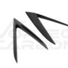 Carbon Fiber R Style Side Skirt Vent Canards - Lamborghini Huracan LP610 (2015-2020)