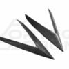 Carbon Fiber R Style Side Skirt Vent Canards - Lamborghini Huracan LP610 (2015-2020)