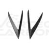 Carbon Fiber R Style Side Skirt Vent Canards - Lamborghini Huracan LP610 (2015-2020)