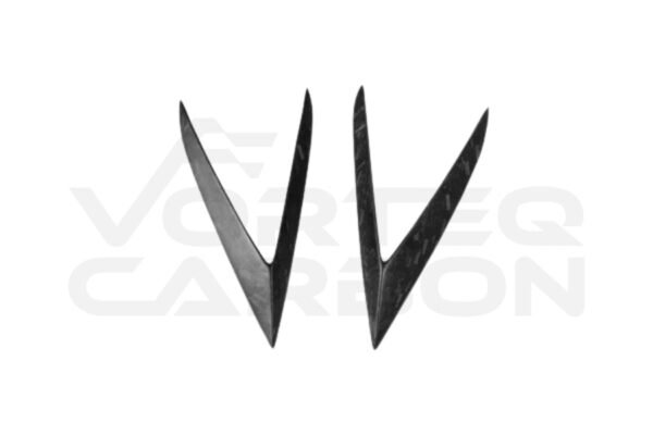 Carbon Fiber R Style Side Skirt Vent Canards - Lamborghini Huracan LP610 (2015-2020)