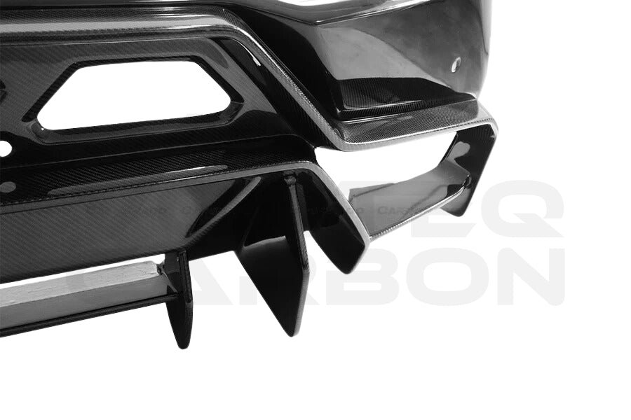 Partial Carbon Fiber Performante Style Rear Bumper - Lamborghini Huracan LP580 LP610 (2015-2020)