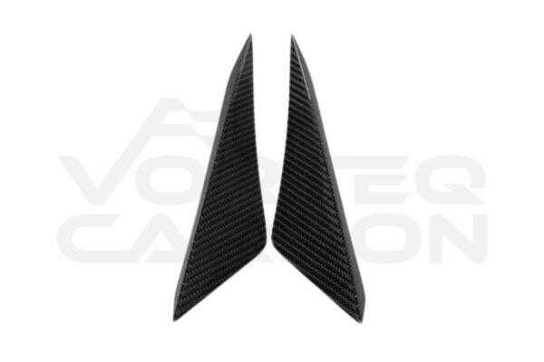 Carbon Fiber R Style Front Bumper Canards - Lamborghini Huracan LP610 (2015-2020)