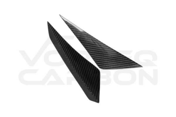 Carbon Fiber R Style Front Bumper Canards - Lamborghini Huracan LP610 (2015-2020)