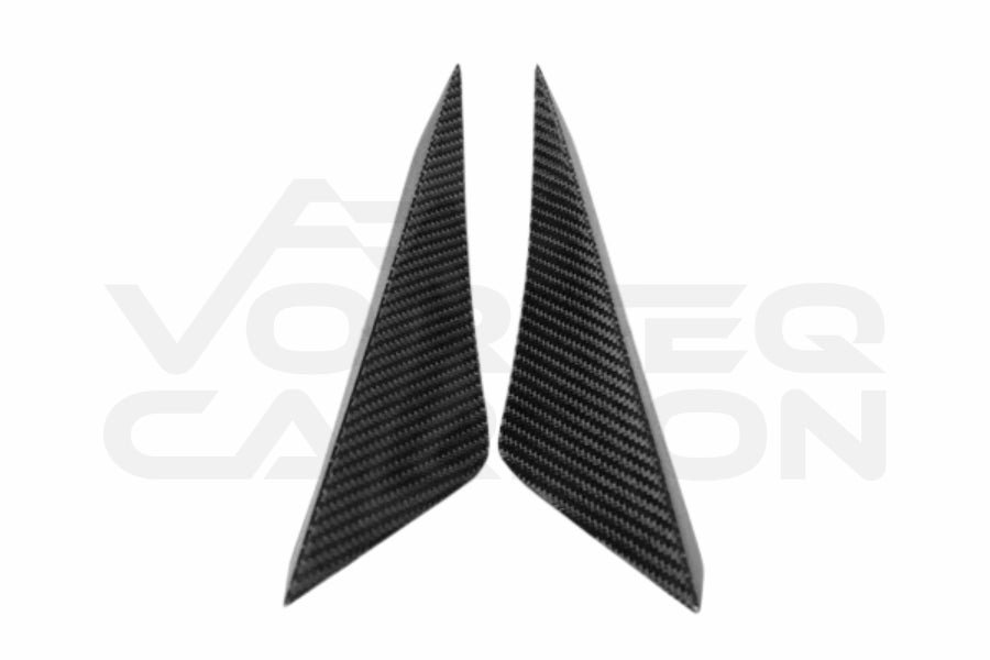 Carbon Fiber R Style Front Bumper Canards - Lamborghini Huracan LP610 (2015-2020)