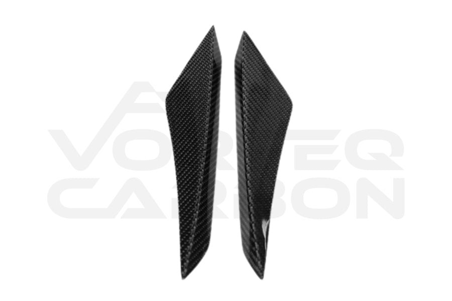 Carbon Fiber R Style Front Bumper Canards - Lamborghini Huracan LP610 (2015-2020)