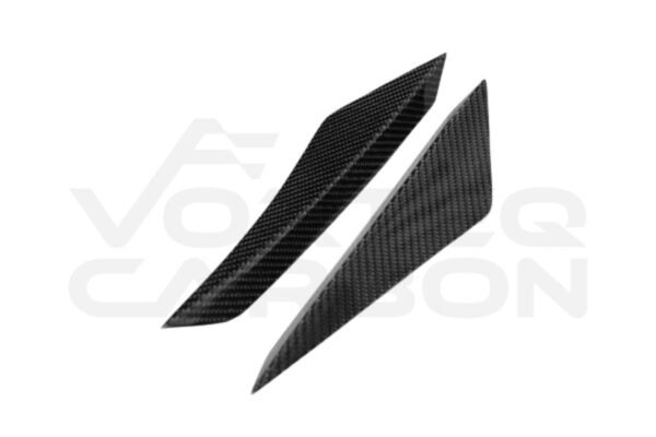 Carbon Fiber R Style Front Bumper Canards - Lamborghini Huracan LP610 (2015-2020)