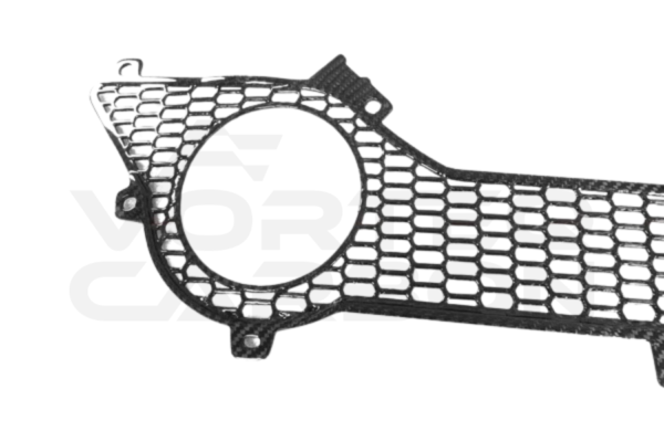 Carbon Fiber Rear Bumper Exhaust Grille - Lamborghini Huracan Performante (2017-2020)
