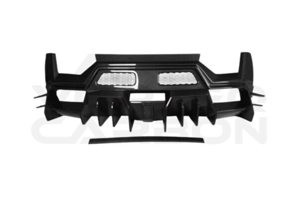 Partial Carbon Fiber BKSS Style Rear Bumper - Lamborghini Gallardo (2009-2014)