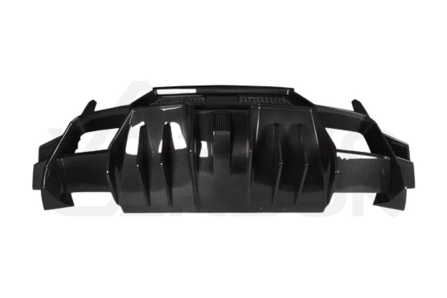 Partial Carbon Fiber BKSS Style Rear Bumper - Lamborghini Gallardo (2009-2014)