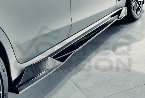 Partial Carbon Fiber I Style Side Skirts (V2) - Mercedes Benz AMG GT63/S 4 Door Coupe X290 (2019-2024)